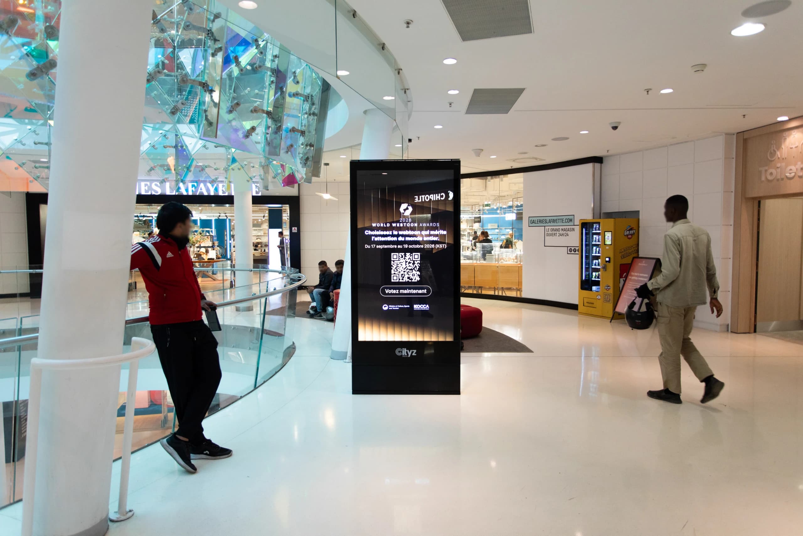 KOCCA — World Webtoon Awards Paris DOOH